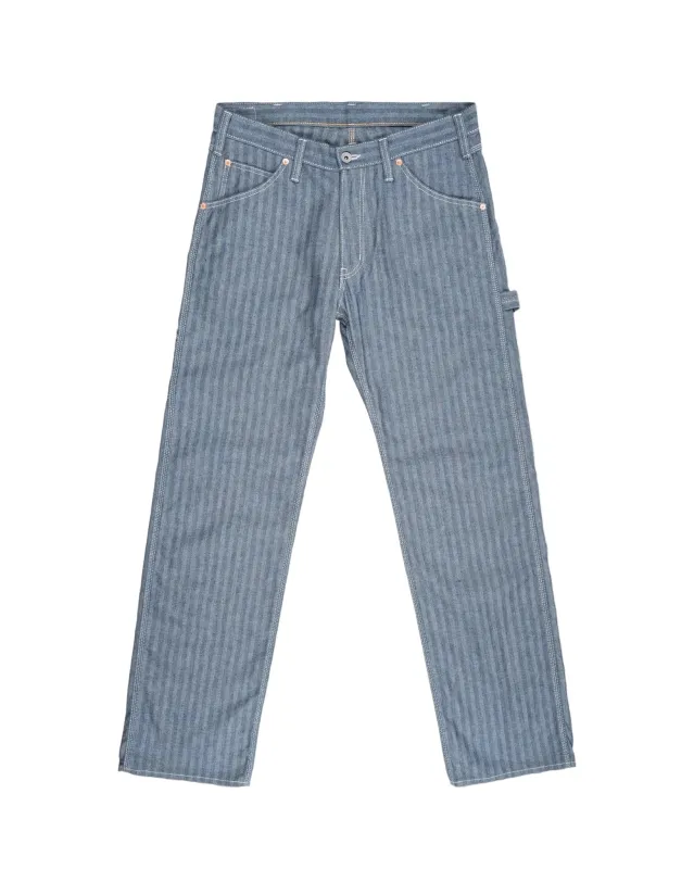 IH-830-IND 10.5oz Herringbone Painter’s Pants Indigo made by Iron Heart