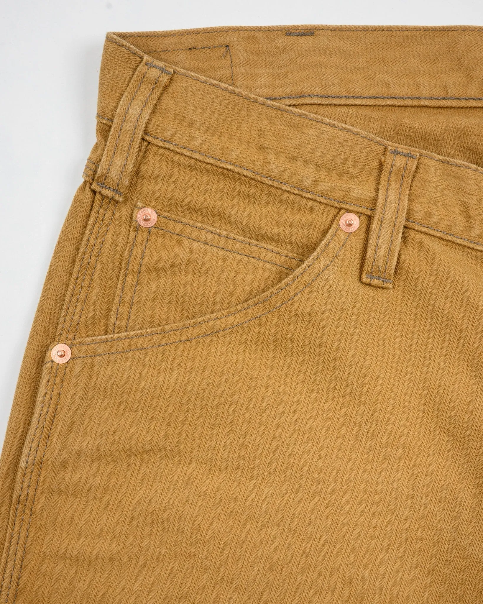 IH-831-BRN 10oz Herringbone Painter’s Pants Brown sold by Brooklyn Clothing Co. product image thumbnail 2