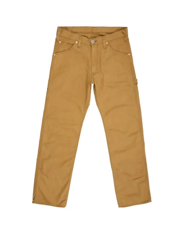 IH-831-BRN 10oz Herringbone Painter’s Pants Brown made by Iron Heart