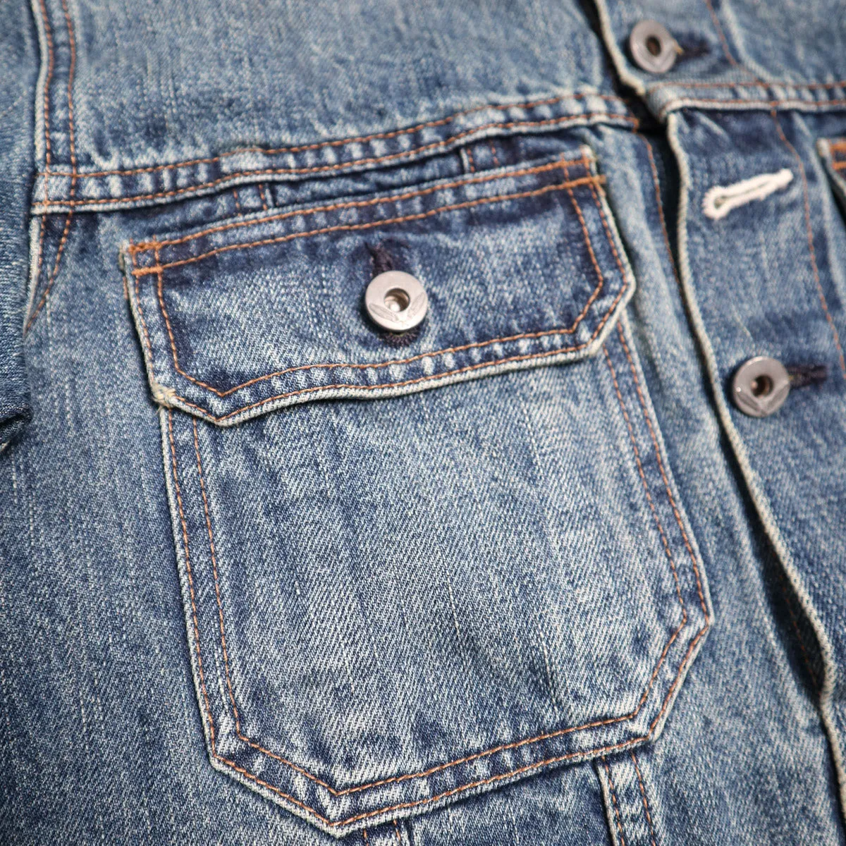 2322 Cruiser Jacket Vintage Wash Indigo sold by Brooklyn Clothing Co. product image thumbnail 5