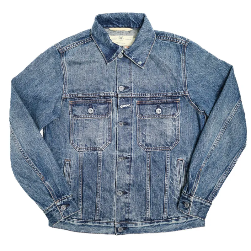 2322 Cruiser Jacket Vintage Wash Indigo made by Rogue Territory