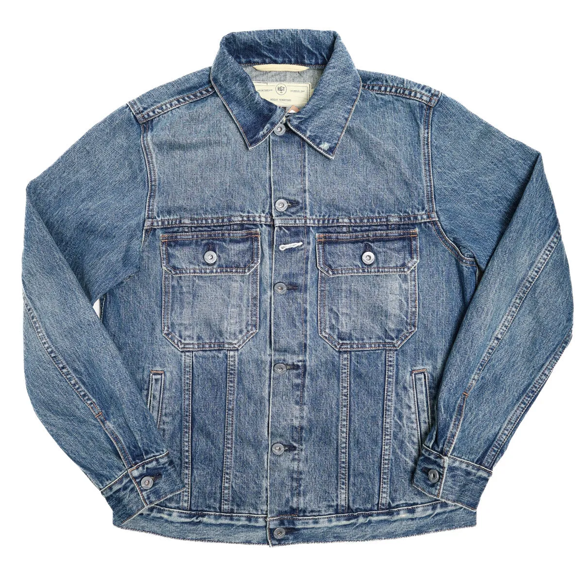 2322 Cruiser Jacket Vintage Wash Indigo sold by Brooklyn Clothing Co.