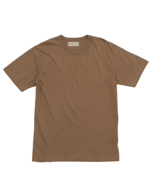 Iron Mordant Foxfibre Tsuriami T-Shirt Coyote 70 brown+Fe made by Wonder Looper