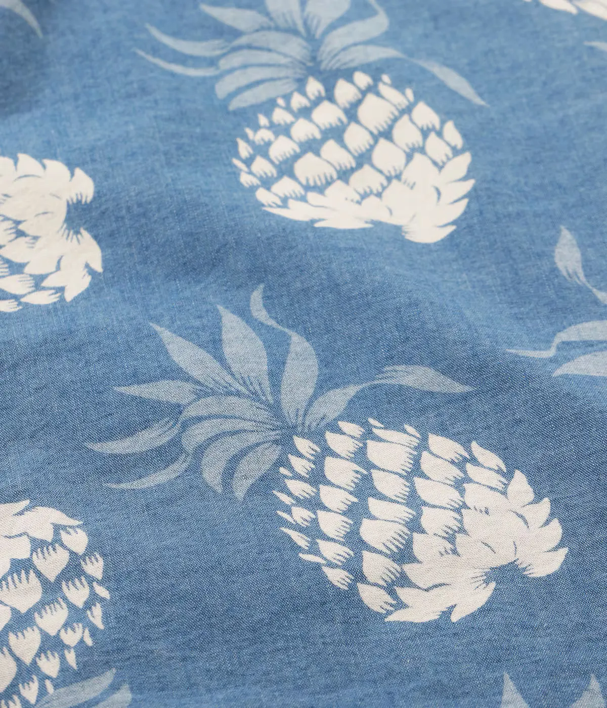 DK 39641 Duke Kahanamoku Indigo Cotton Hawaiian Shirt "Dukes Pineapple" Blue sold by Brooklyn Clothing Co. product image thumbnail 2