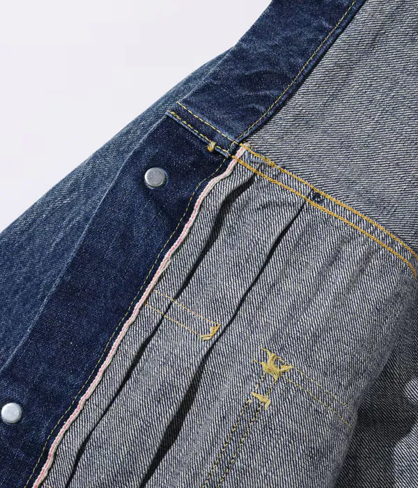 SC11953SW 14.25oz Denim Jacket 1953 Aged Model sold by Brooklyn Clothing Co. product image thumbnail 5