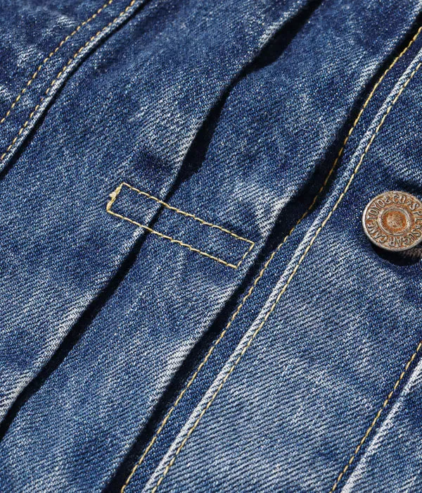SC11953SW 14.25oz Denim Jacket 1953 Aged Model sold by Brooklyn Clothing Co. product image thumbnail 4