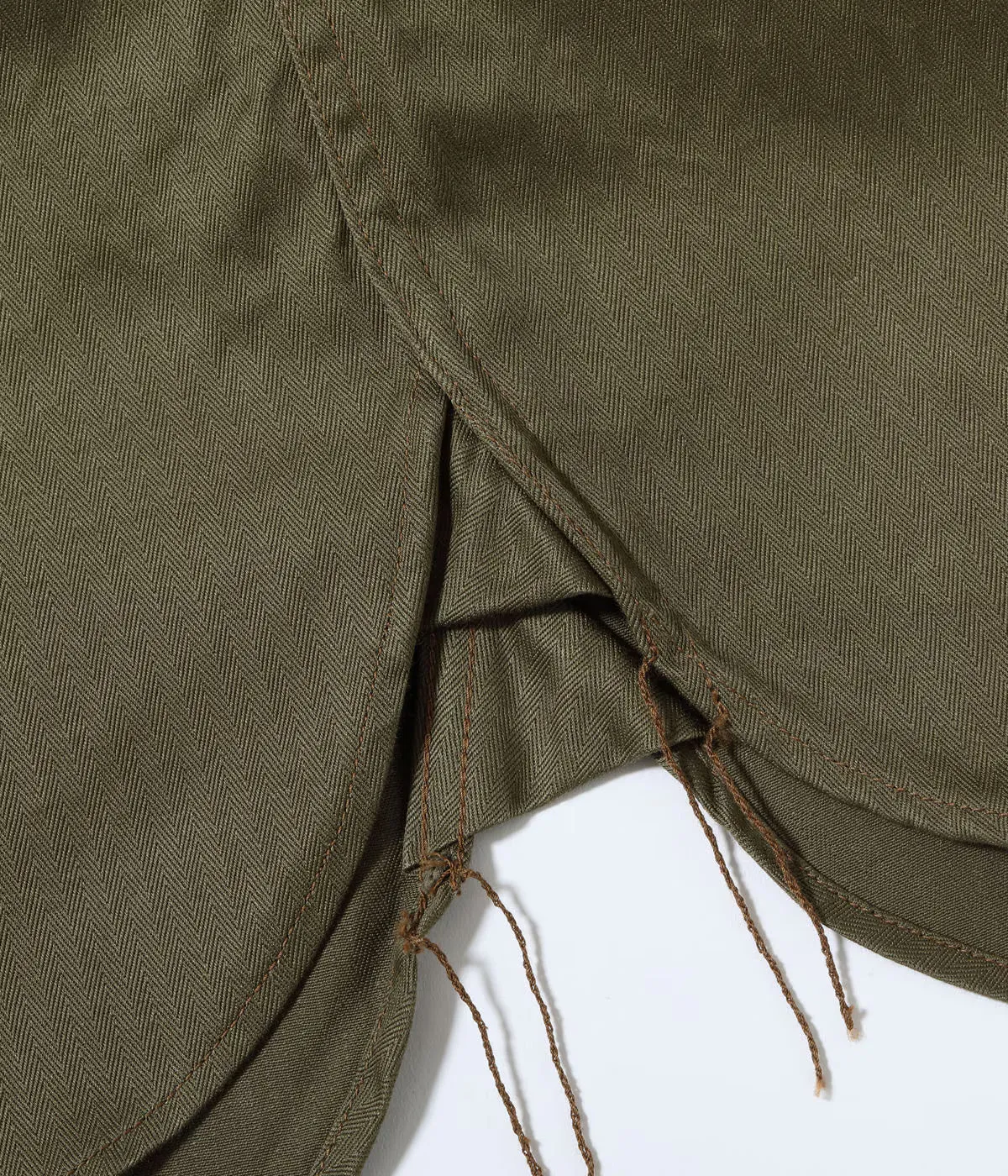 BR39730 Herringbone Short Sleeve Work Shirt Olive sold by Brooklyn Clothing Co. product image thumbnail 4