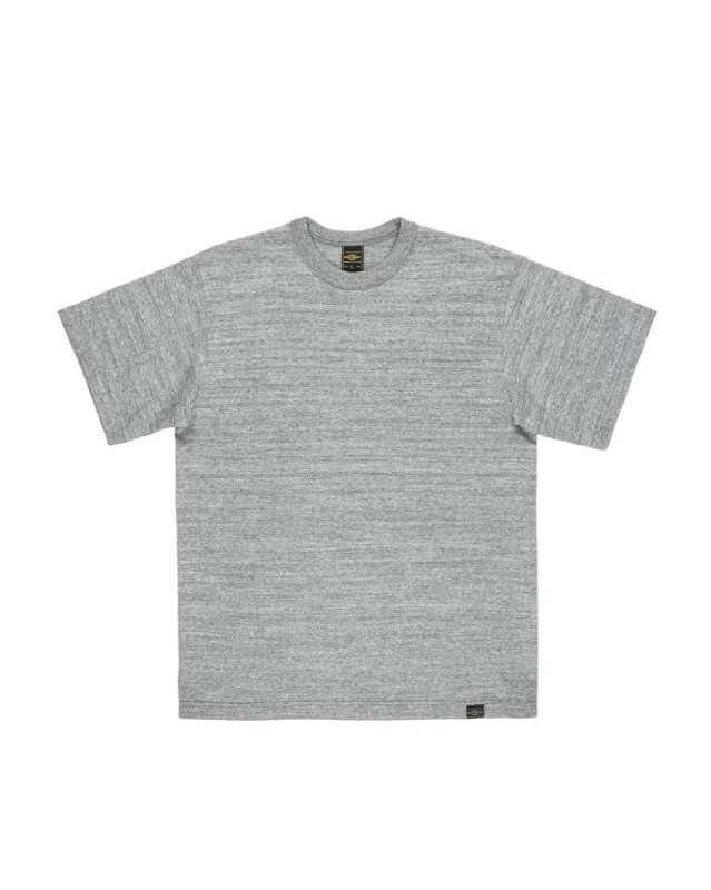 IHT-1610L-LGR 6.5oz Loopwheel Tee Light Grey made by Iron Heart