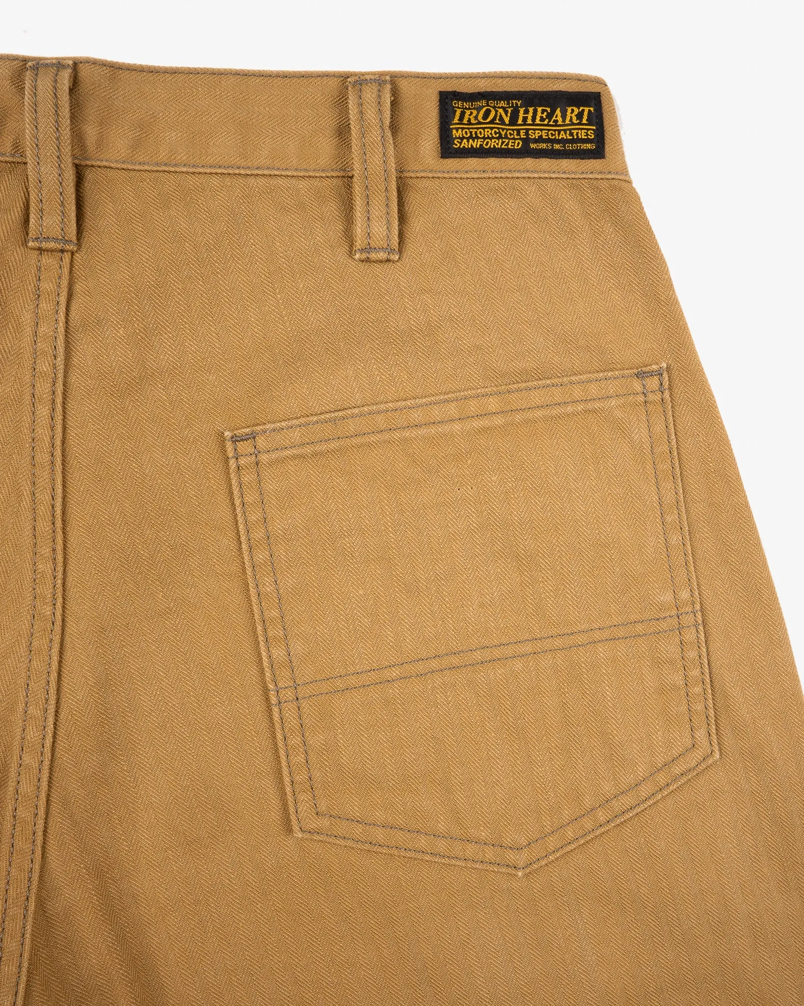 IH-748-BRN 10oz Herringbone Wide Pants Brown sold by Brooklyn Clothing Co. product image thumbnail 2