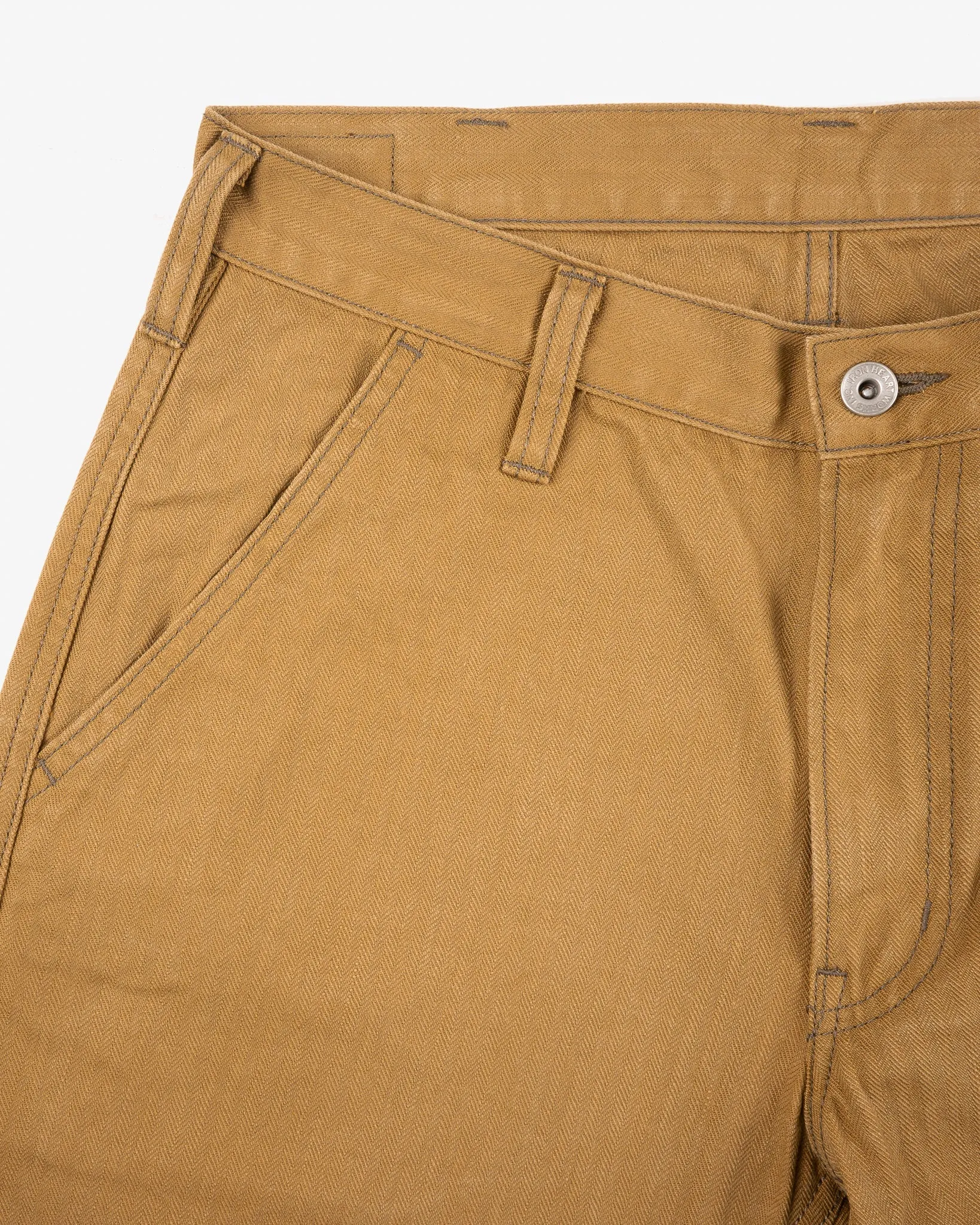 IH-748-BRN 10oz Herringbone Wide Pants Brown sold by Brooklyn Clothing Co. product image thumbnail 3