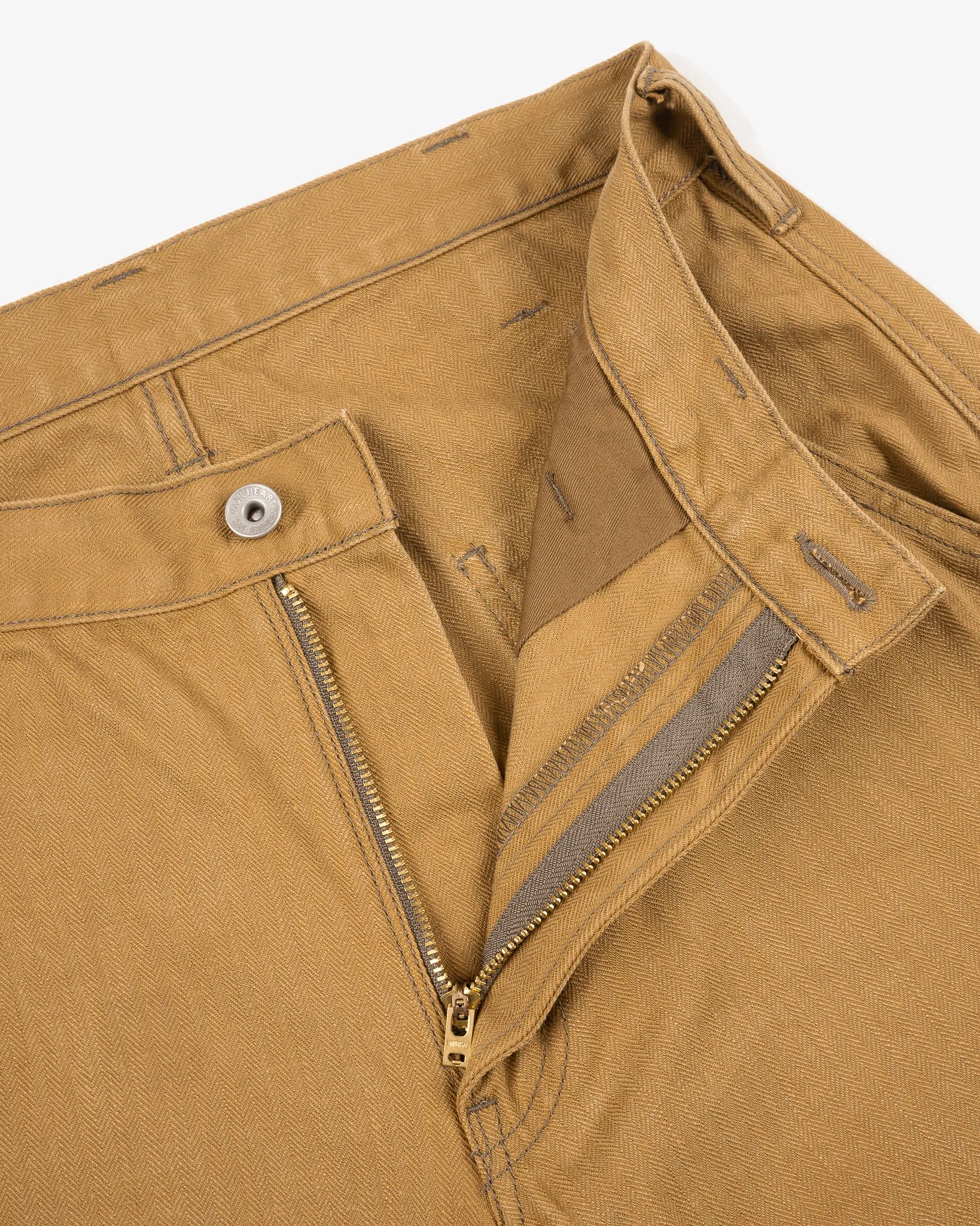 IH-748-BRN 10oz Herringbone Wide Pants Brown sold by Brooklyn Clothing Co. product image thumbnail 4