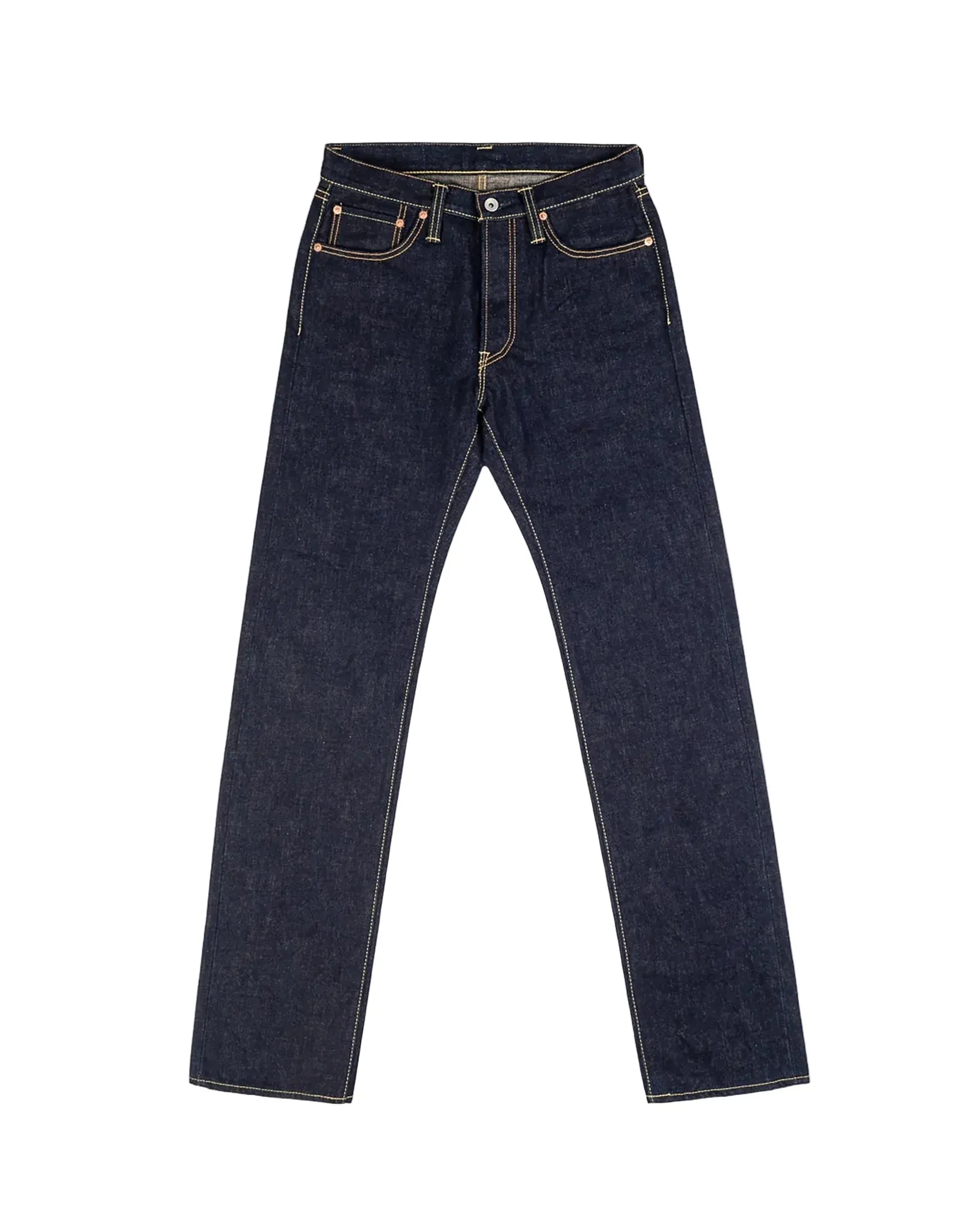 IH-634S-18 18oz Vintage Selvedge Denim Straight Cut Indigo sold by Brooklyn Clothing Co.