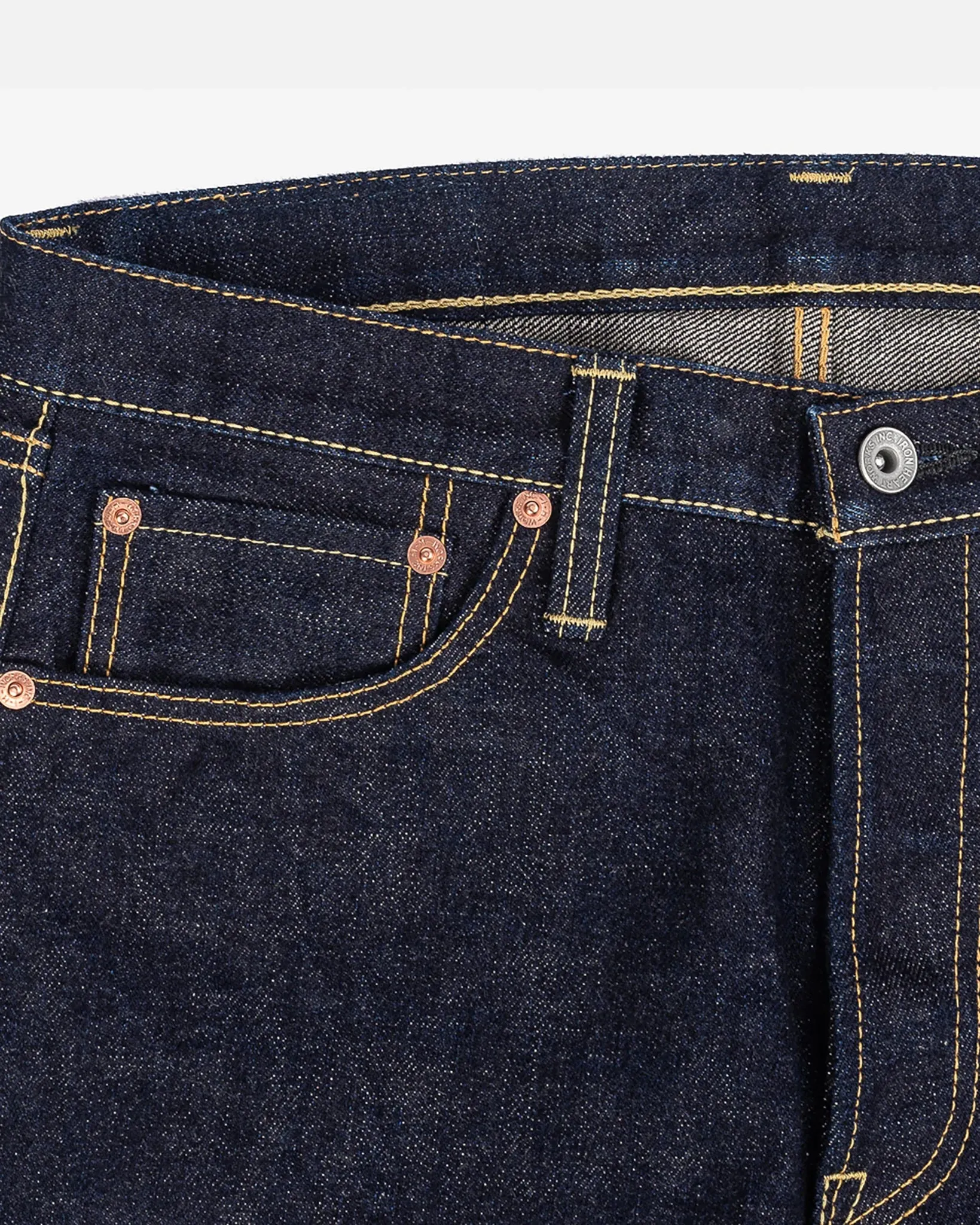 IH-634S-18 18oz Vintage Selvedge Denim Straight Cut Indigo sold by Brooklyn Clothing Co. product image thumbnail 3