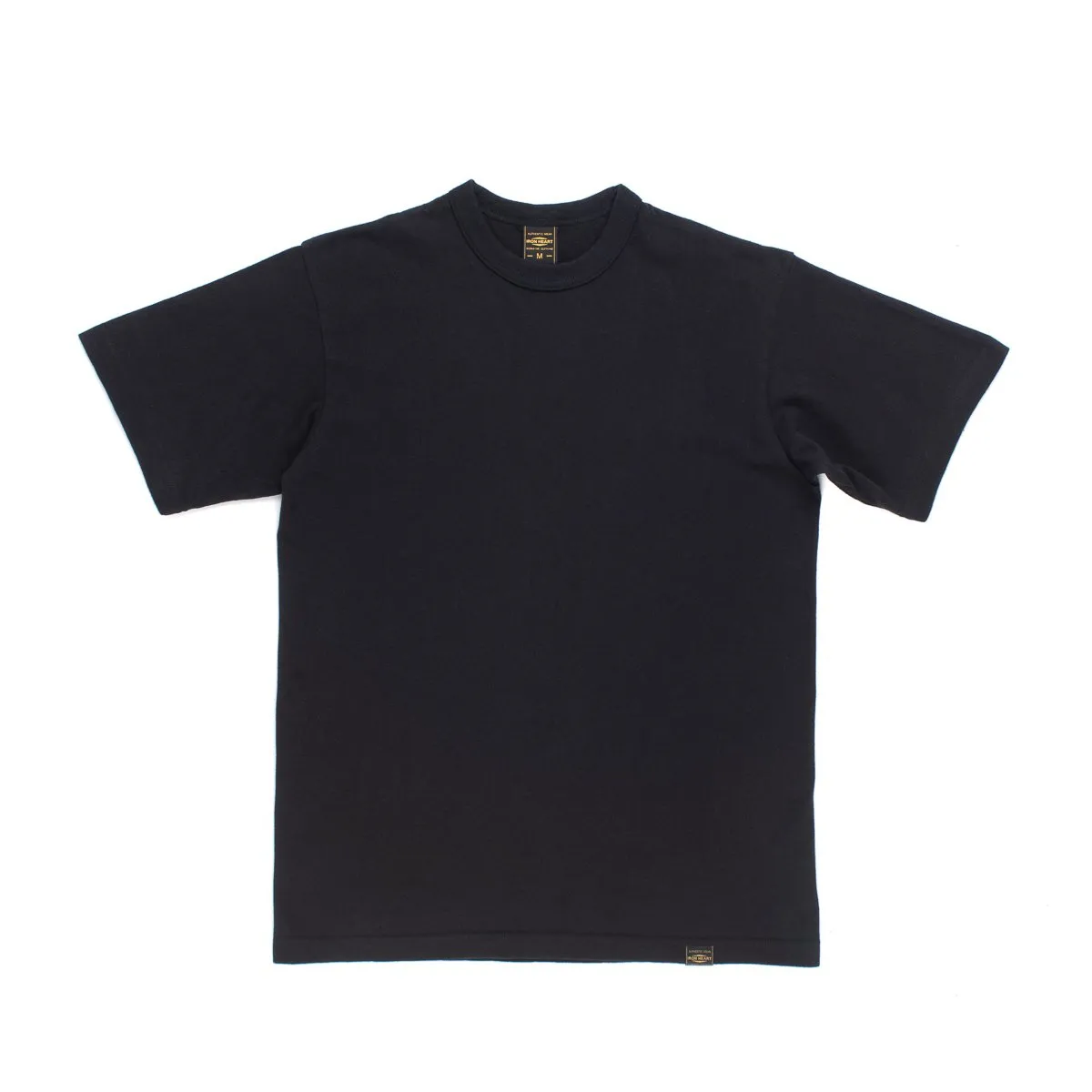 IHT-1610L-BLK 6.5oz Loopwheel Tee Black sold by Brooklyn Clothing Co.
