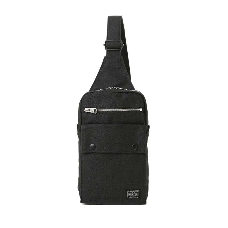 Smoky Sling Shoulder Bag Black made by Yoshida & Co.