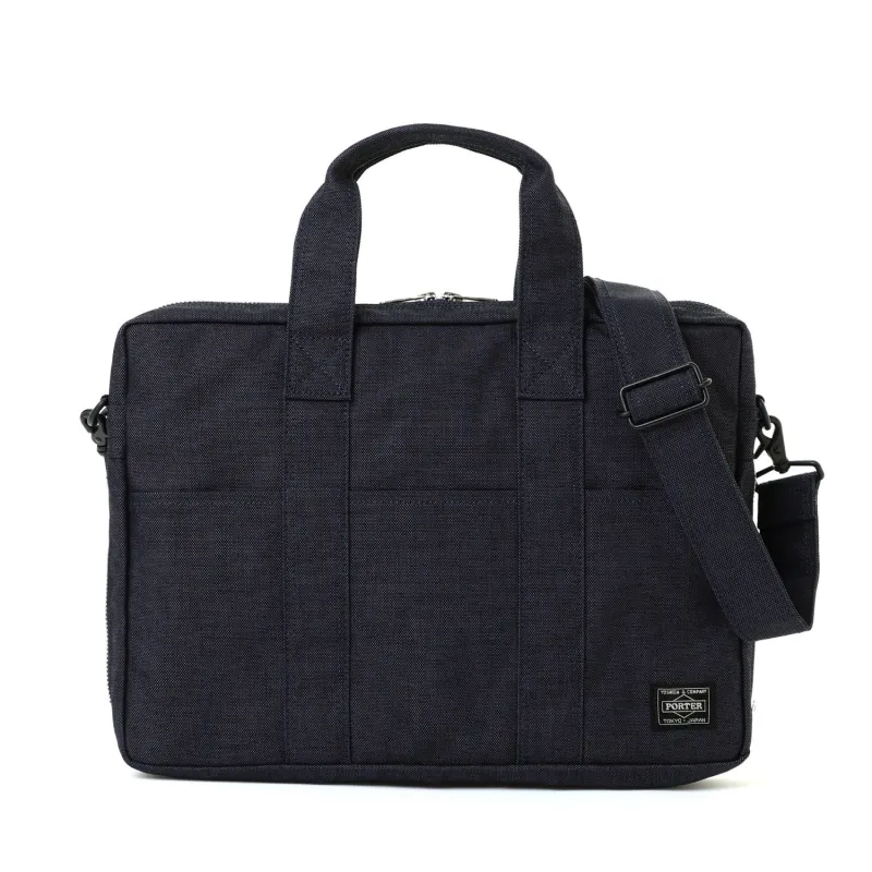 Smoky 2Way Briefcase Navy made by Yoshida & Co.
