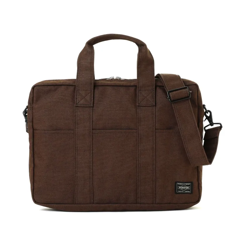 Smoky 2Way Briefcase Brown made by Yoshida & Co.