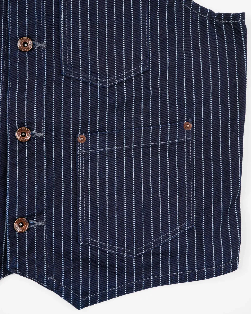 IHV-02-BLK 12oz Wabash /Duck Work Vest Indigo/Navy sold by Brooklyn Clothing Co. product image thumbnail 5