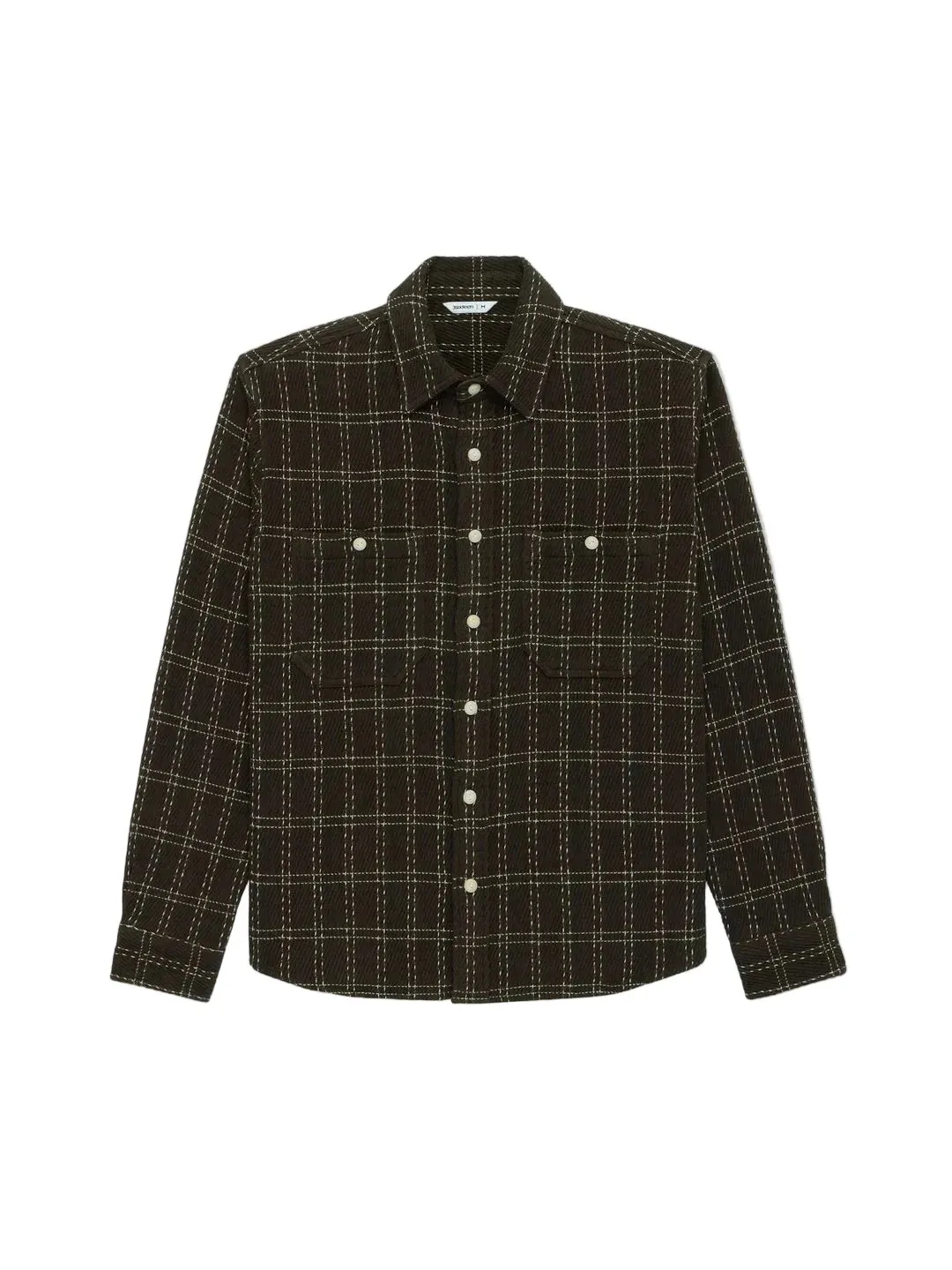 Utility Flannel Espresso Twill Check sold by Brooklyn Clothing Co.