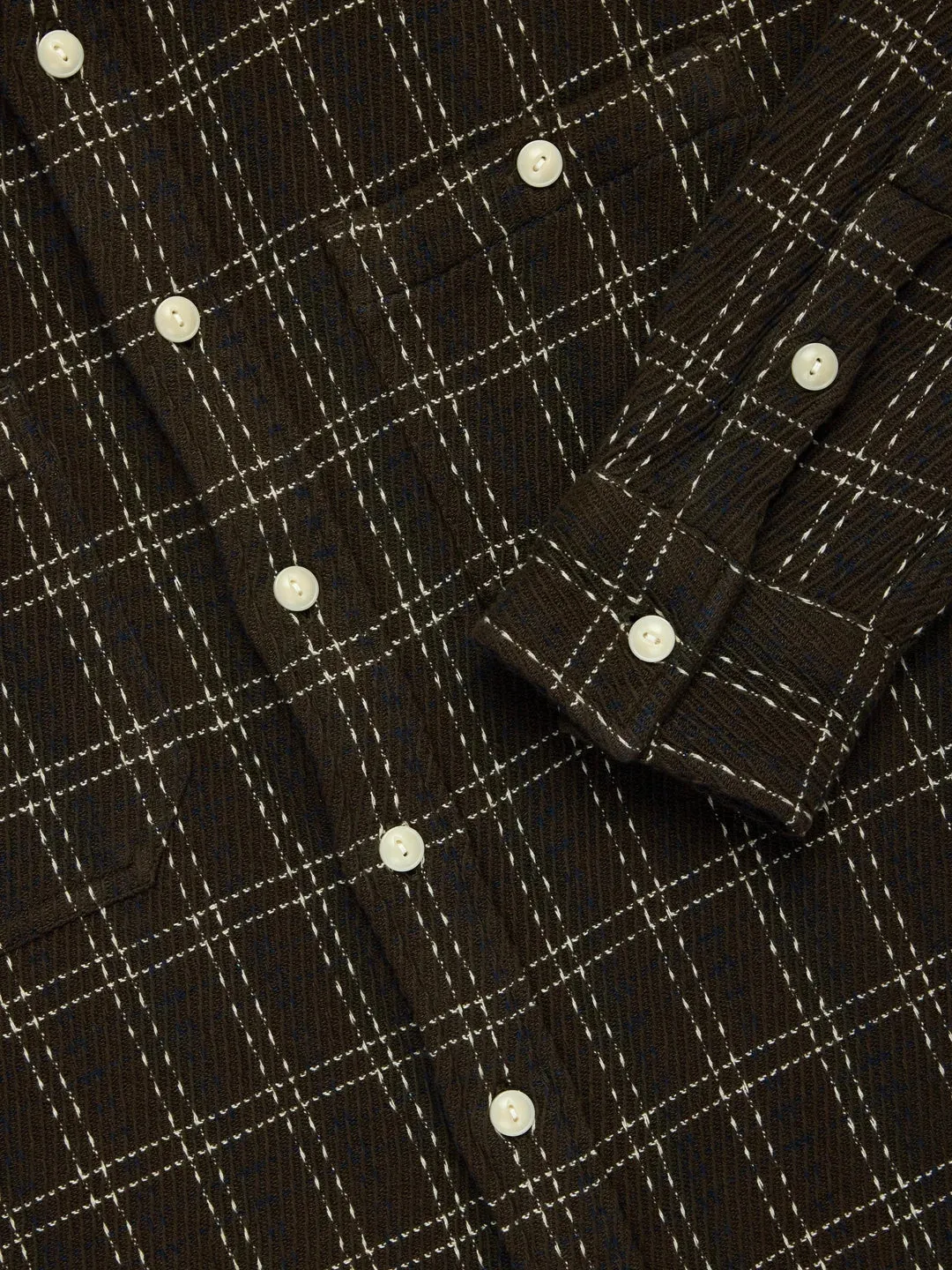 Utility Flannel Espresso Twill Check sold by Brooklyn Clothing Co. product image thumbnail 2
