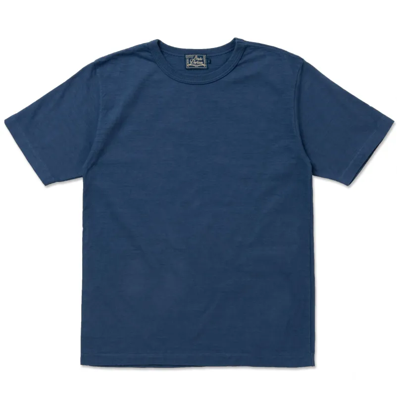 8204 Ishikawadai Small Size Knit Jersey T-Shirt Navy made by Brooklyn Clothing Co.