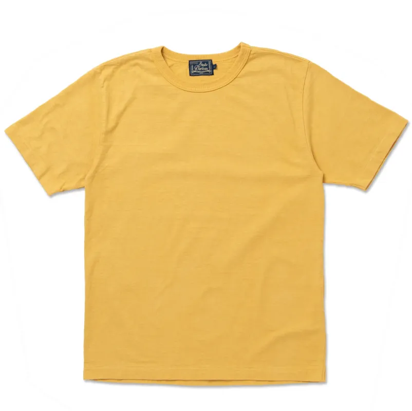 8204 Ishikawadai Tubular Knit Jersey T-Shirt Yellow made by Brooklyn Clothing Co.
