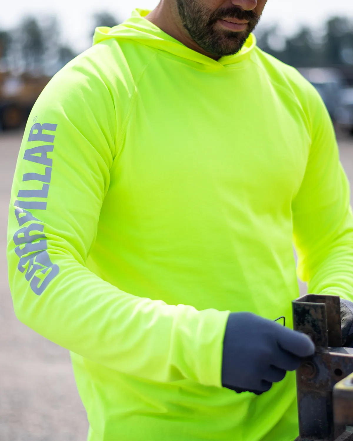 MEN'S LIGHTWEIGHT COOLING HOODIE sold by CAT Workwear product image thumbnail 3