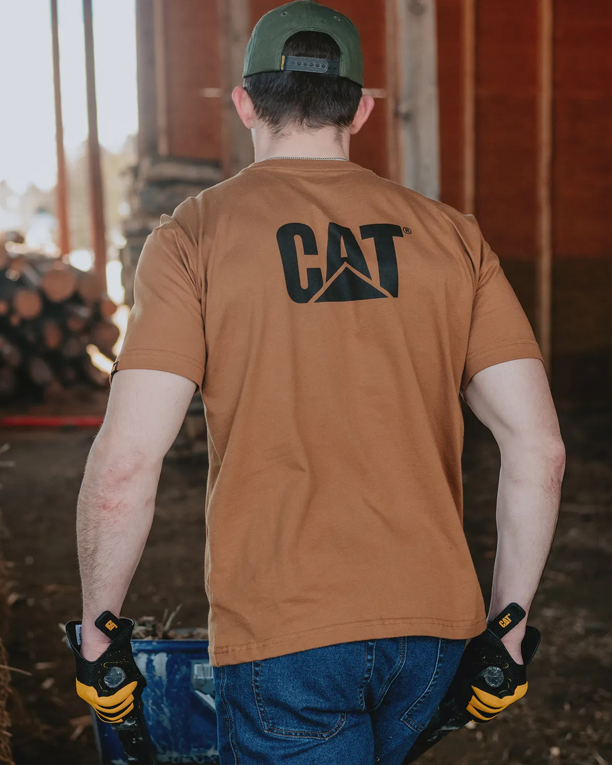 MEN'S LOGO POCKET T-SHIRT sold by CAT Workwear product image thumbnail 2