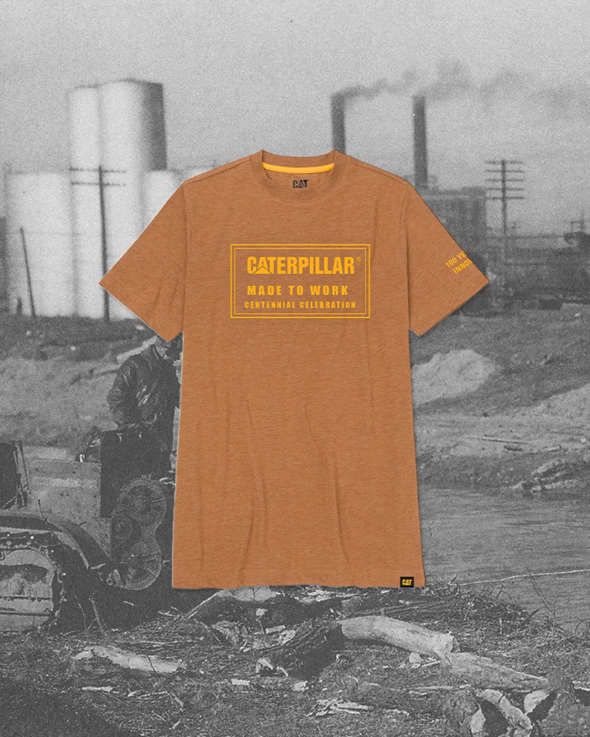 WOMEN'S MADE TO WORK CENTENNIAL T-SHIRT sold by CAT Workwear