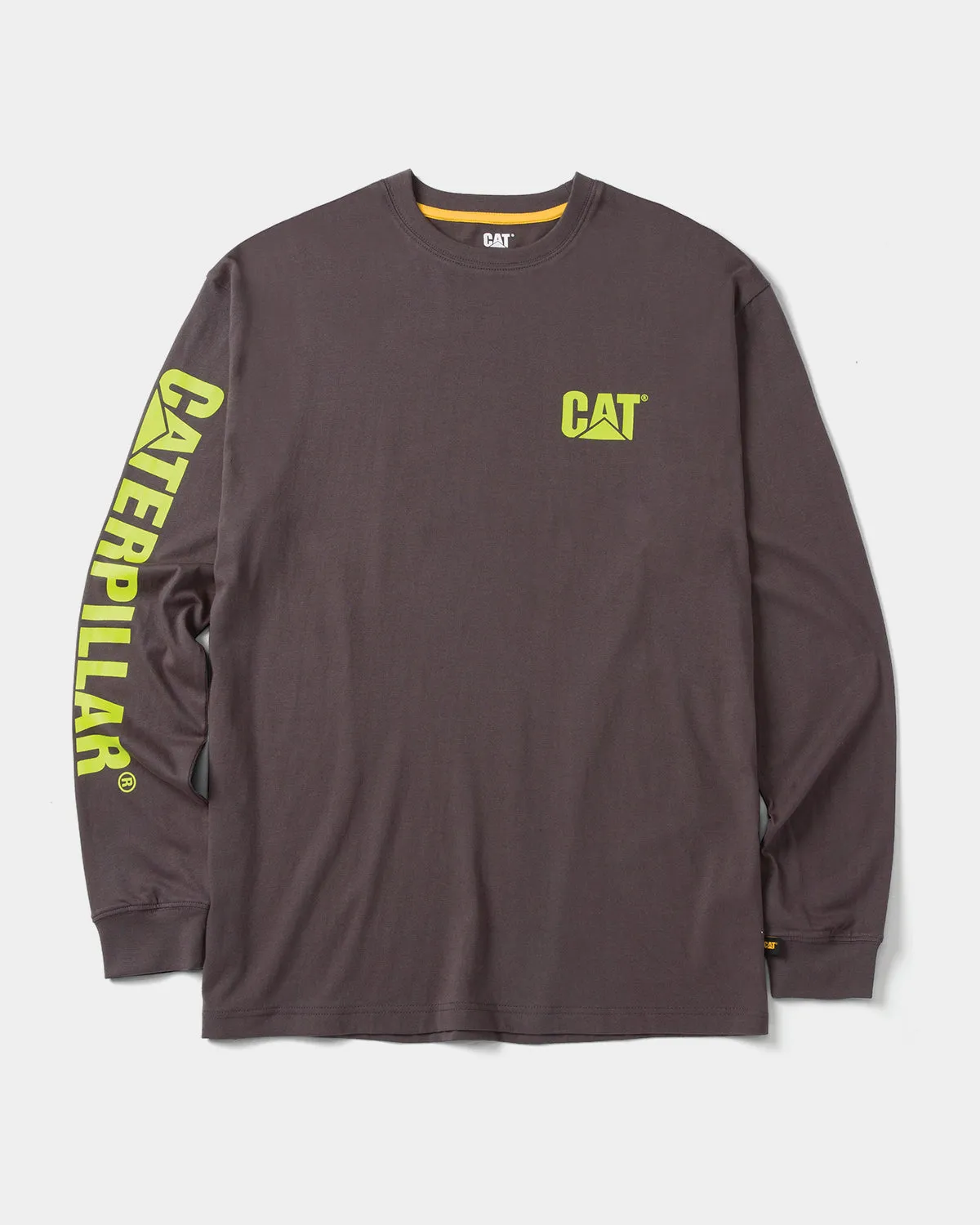 MEN'S TRADEMARK BANNER LONG SLEEVE T-SHIRT sold by CAT Workwear product image thumbnail 4