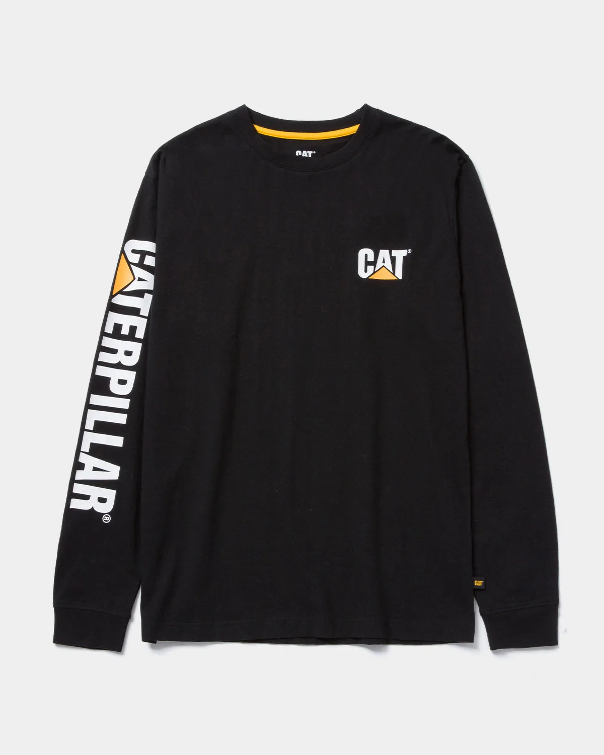 MEN'S TRADEMARK BANNER LONG SLEEVE T-SHIRT sold by CAT Workwear