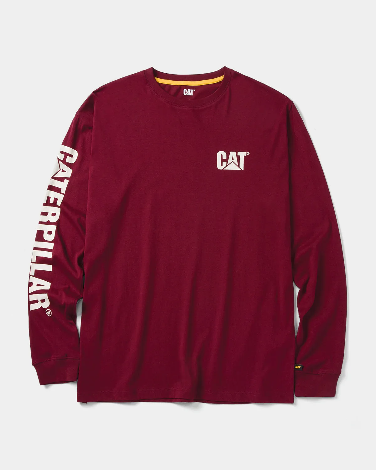 MEN'S TRADEMARK BANNER LONG SLEEVE T-SHIRT sold by CAT Workwear product image thumbnail 5