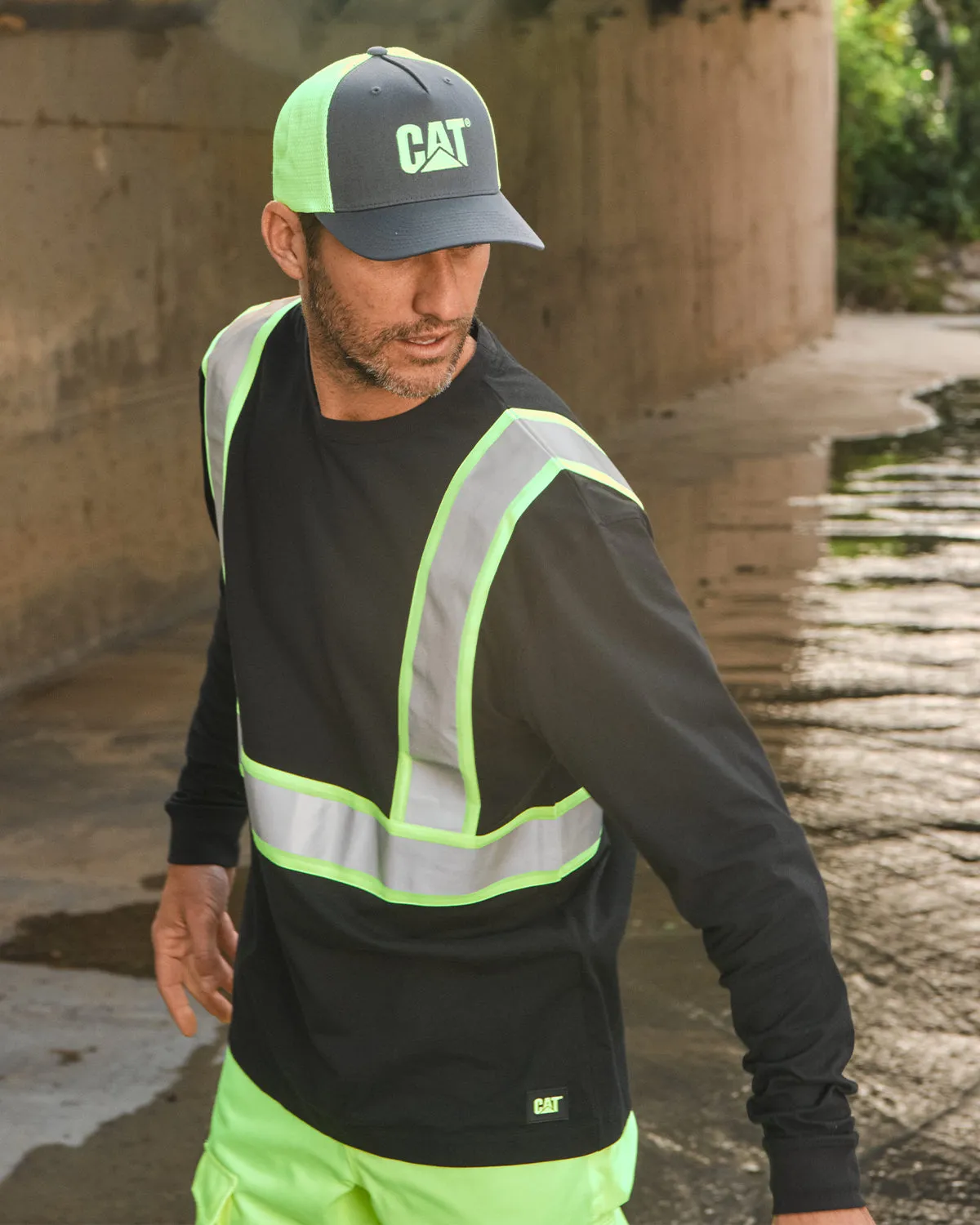 MEN'S EV LONG SLEEVE T-SHIRT sold by CAT Workwear product image thumbnail 3