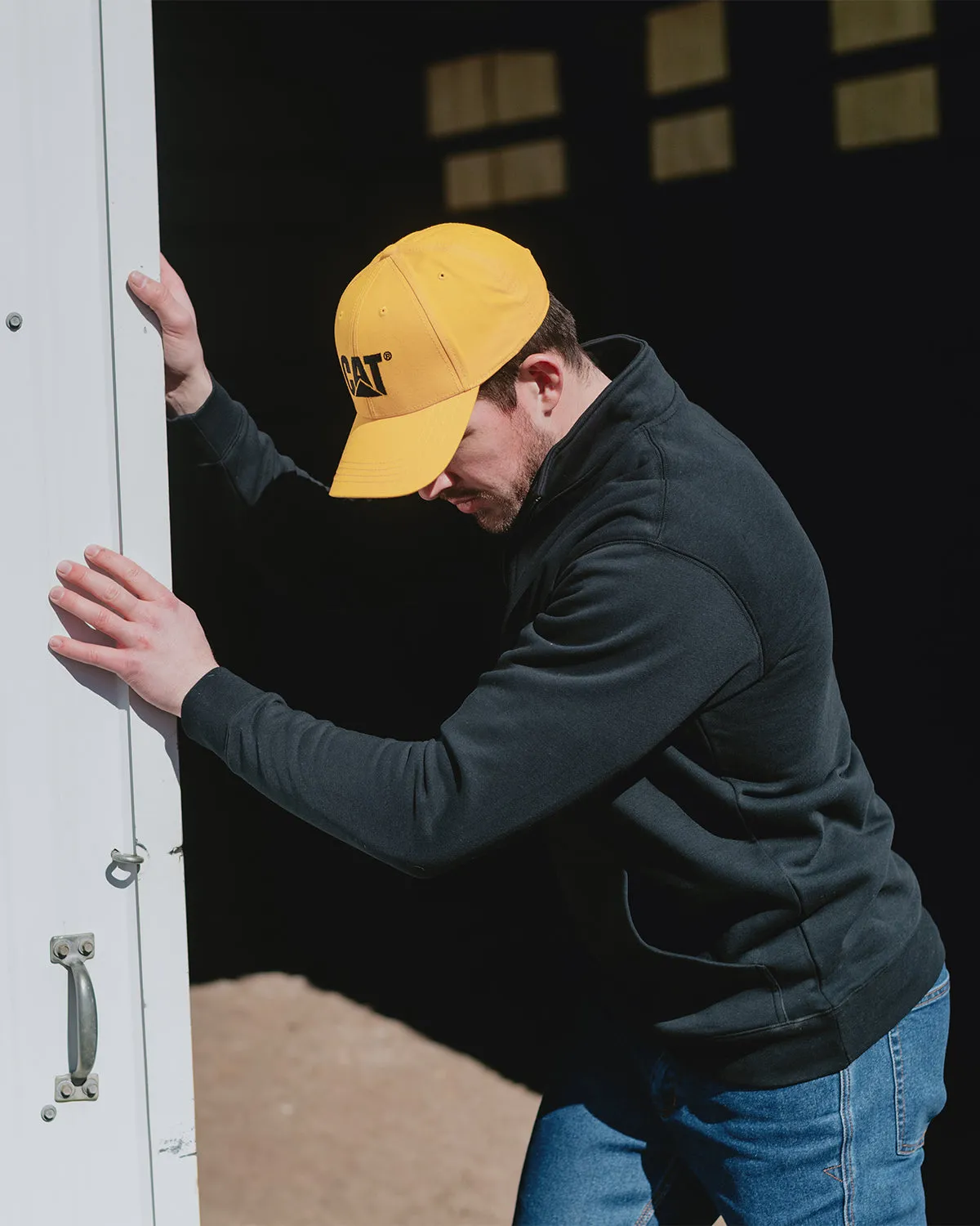 MEN'S MIDWEIGHT QUARTER ZIP SWEATSHIRT sold by CAT Workwear product image thumbnail 3