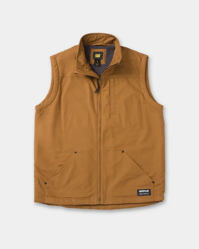 MEN'S SHERPA LINED VEST sold by CAT Workwear