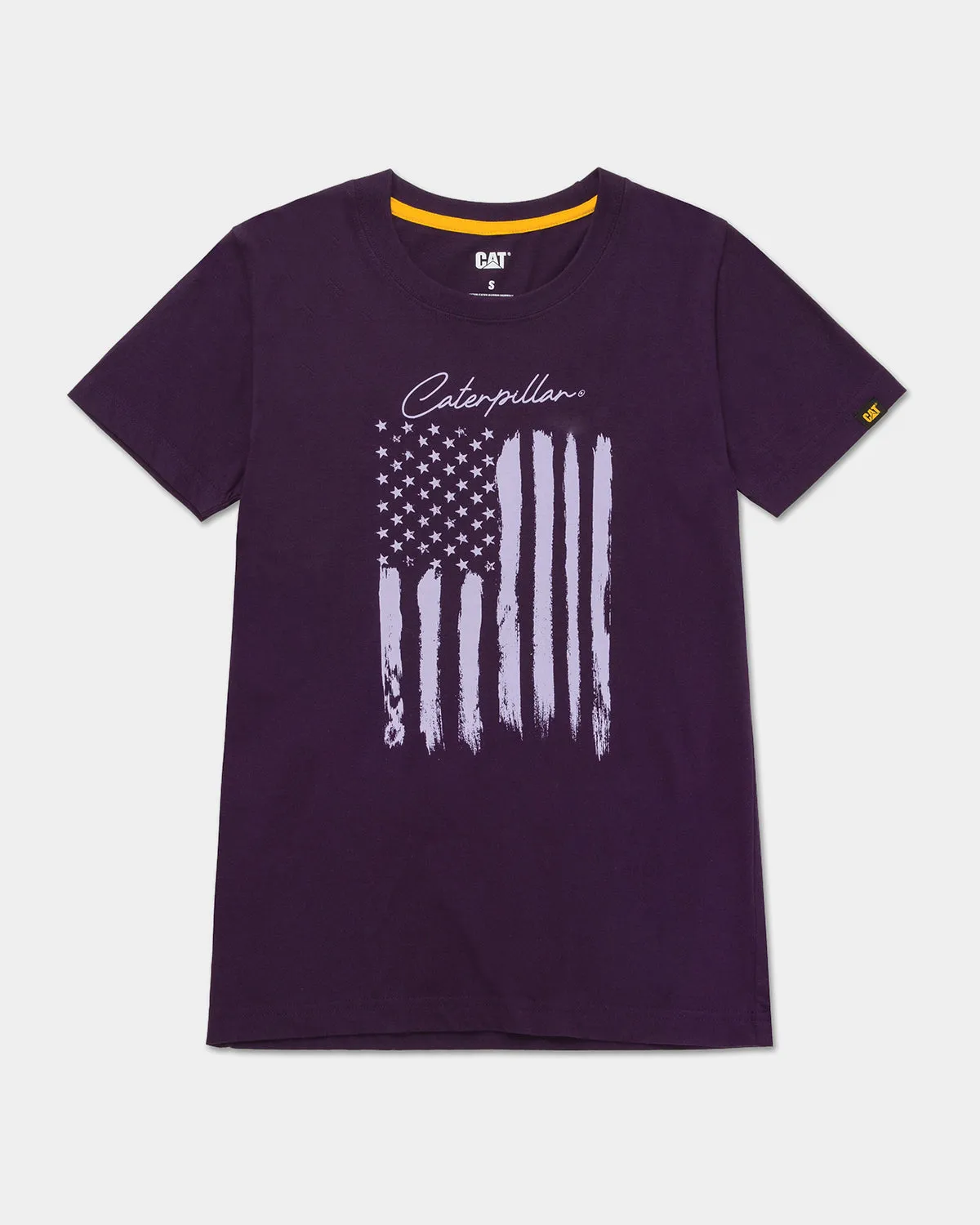 WOMEN'S FLAG GRAPHIC T-SHIRT sold by CAT Workwear product image thumbnail 2
