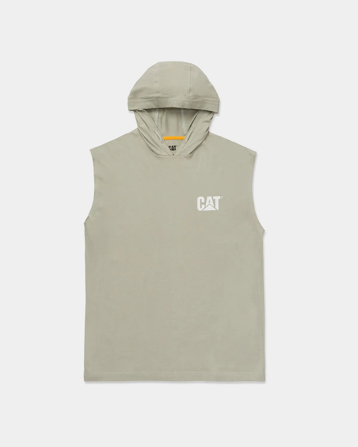 MEN'S HOODED SLEEVELESS T-SHIRT sold by CAT Workwear