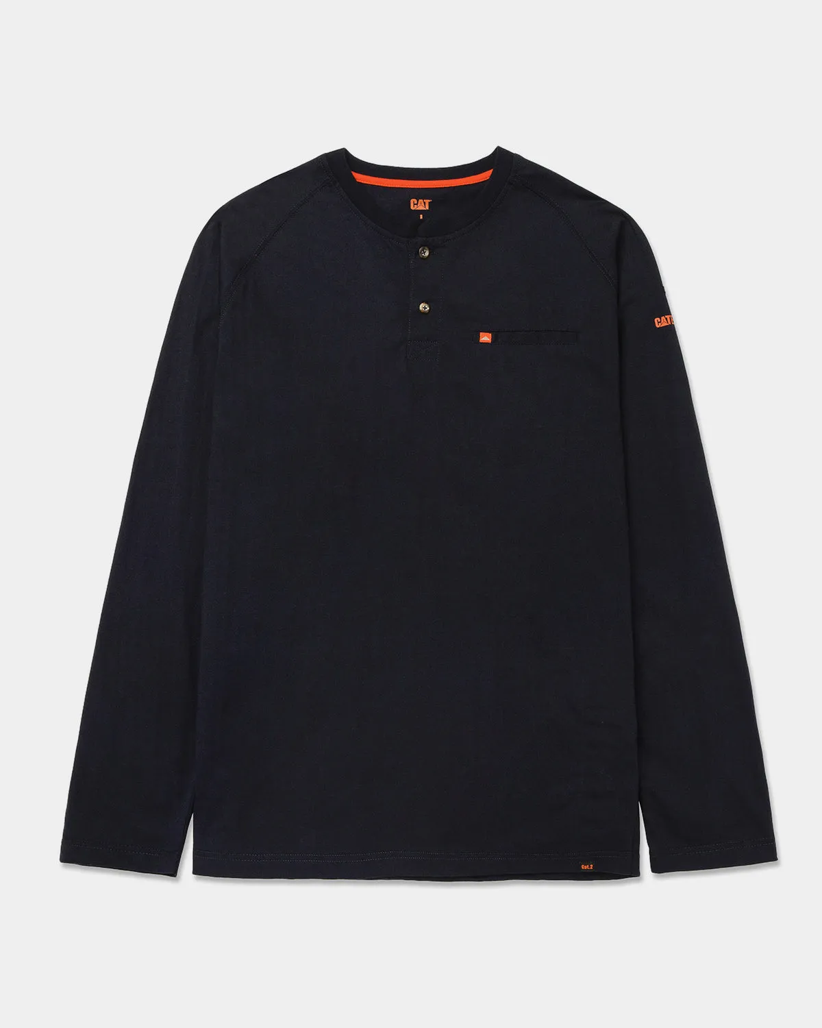 MEN'S FR LIGHTWEIGHT LS HENLEY sold by CAT Workwear