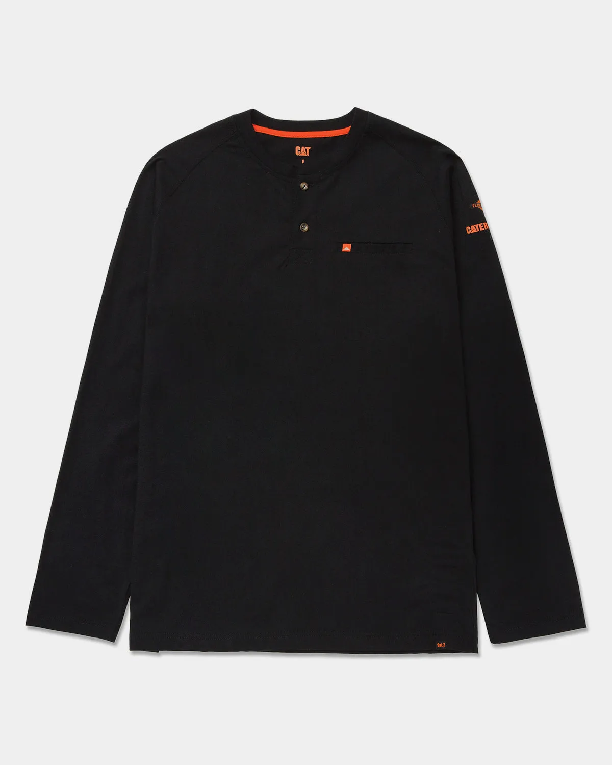 MEN'S FR LIGHTWEIGHT LS HENLEY sold by CAT Workwear product image thumbnail 4