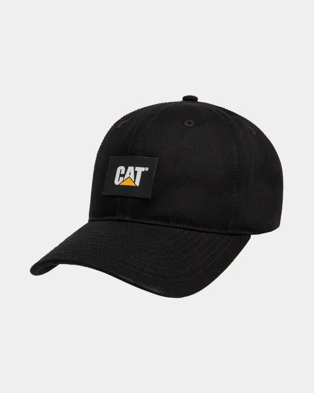LOGO LABEL UNSTRUCTURED CAP sold by CAT Workwear