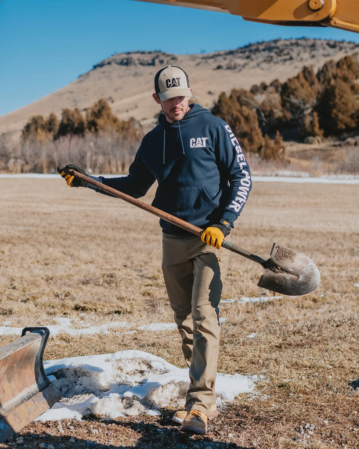 MEN'S DIESEL POWER PULLOVER HOODIE sold by CAT Workwear product image thumbnail 3