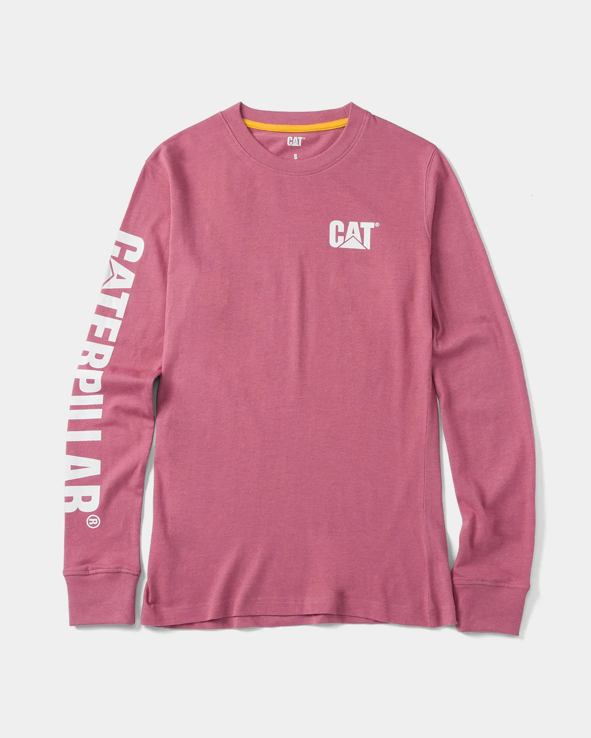 WOMEN'S TRADEMARK BANNER LONG SLEEVE T-SHIRT sold by CAT Workwear product image thumbnail 4