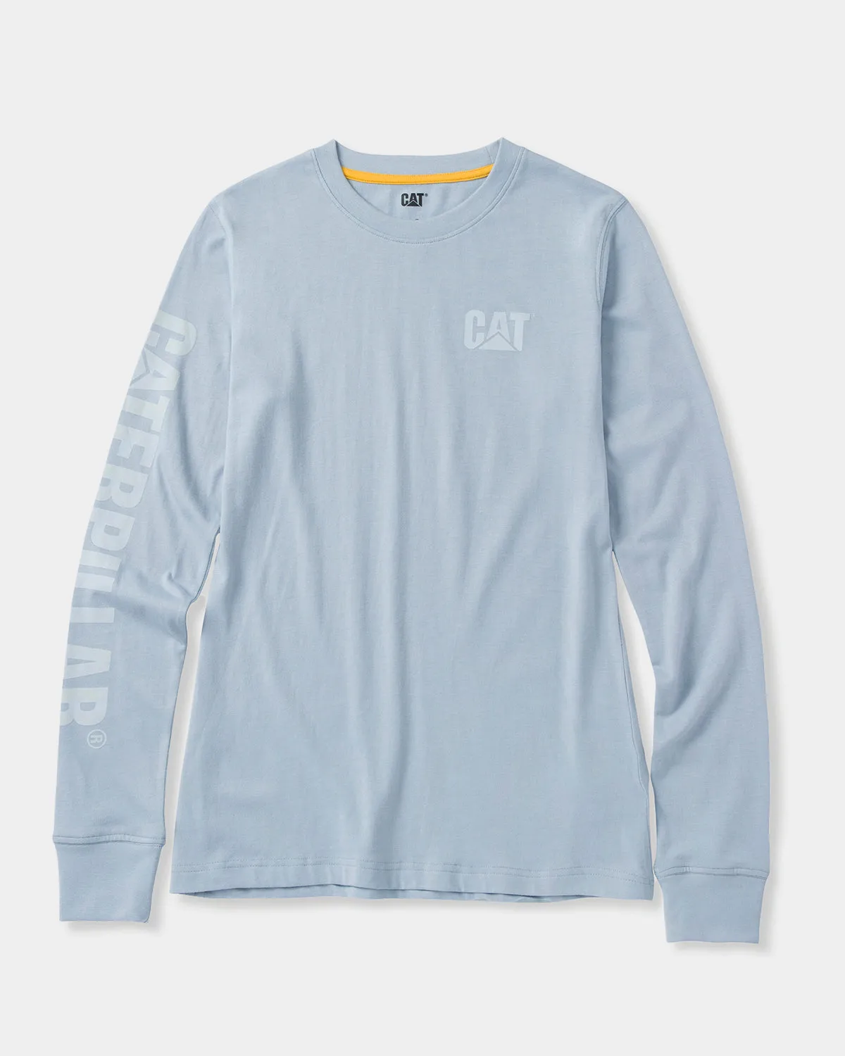 WOMEN'S TRADEMARK BANNER LONG SLEEVE T-SHIRT sold by CAT Workwear