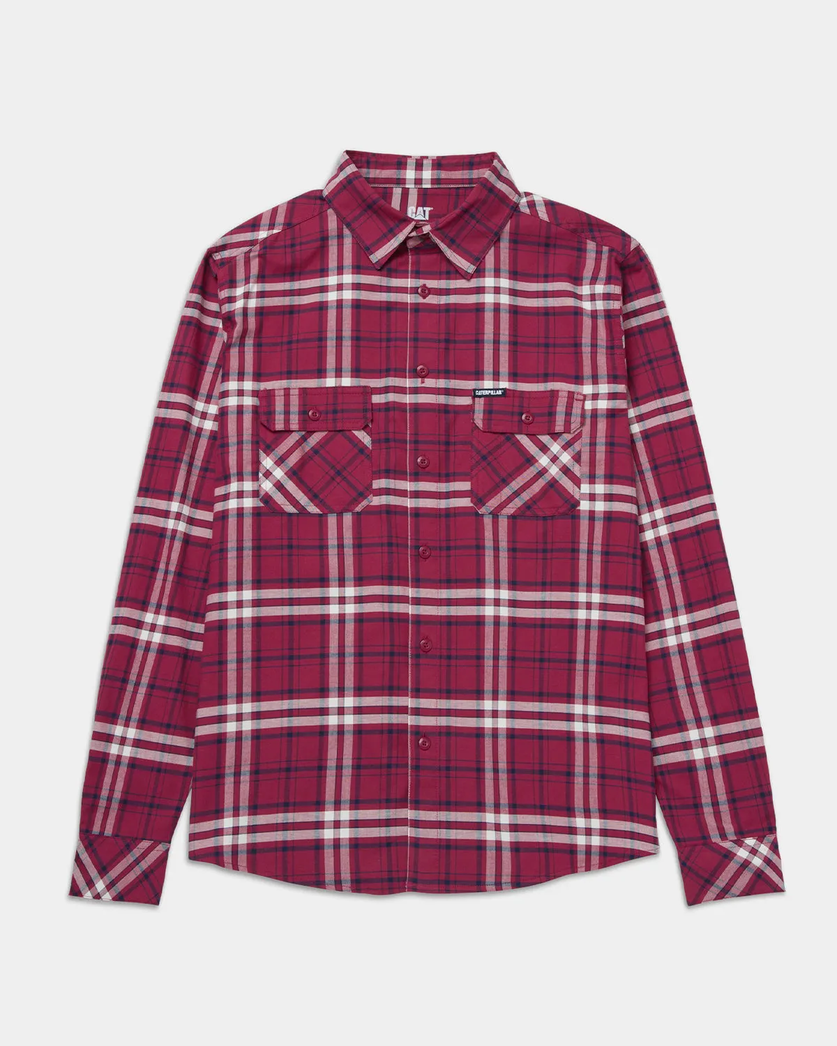 MEN'S PLAID LONG SLEEVE WORK SHIRT sold by CAT Workwear product image thumbnail 4