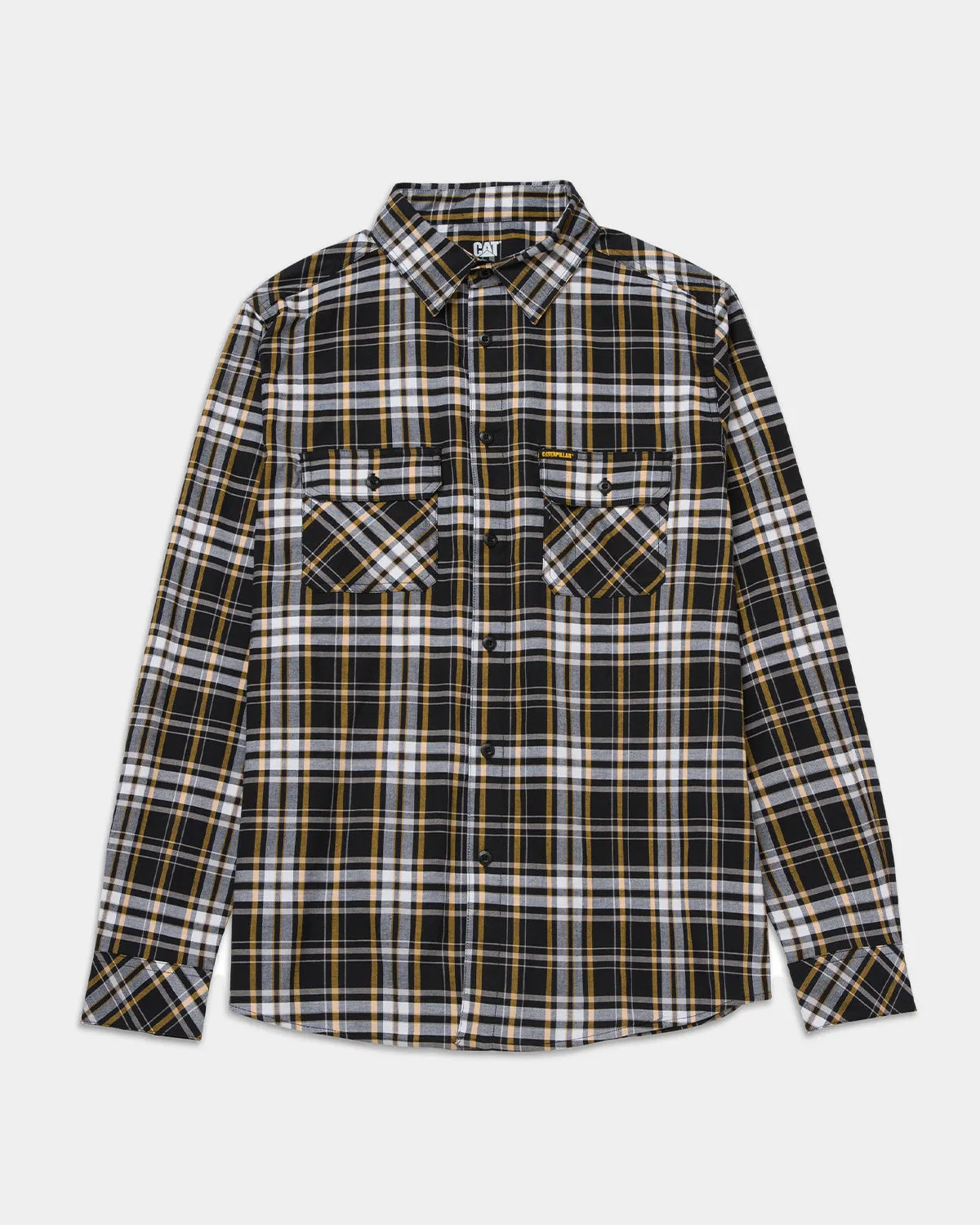 MEN'S PLAID LONG SLEEVE WORK SHIRT sold by CAT Workwear