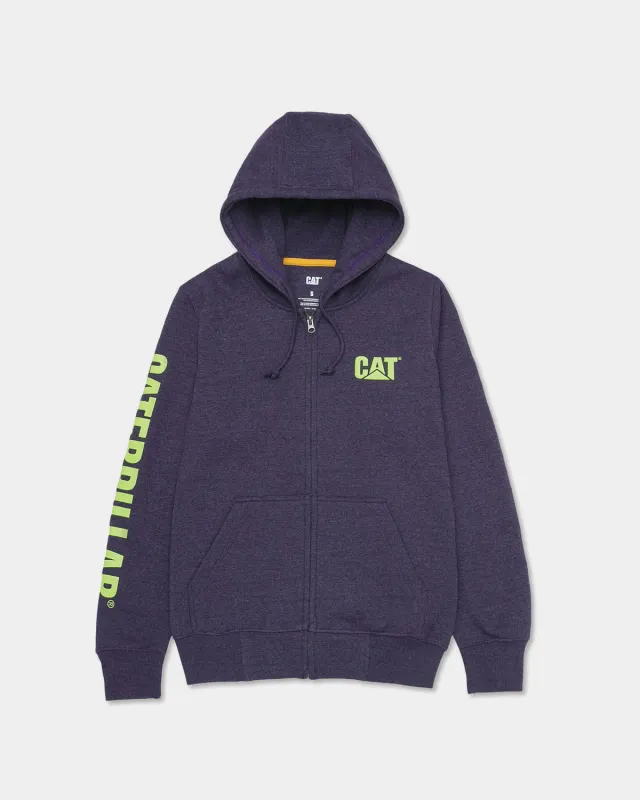WOMEN'S TRADEMARK BANNER FULL ZIP HOODIE sold by CAT Workwear