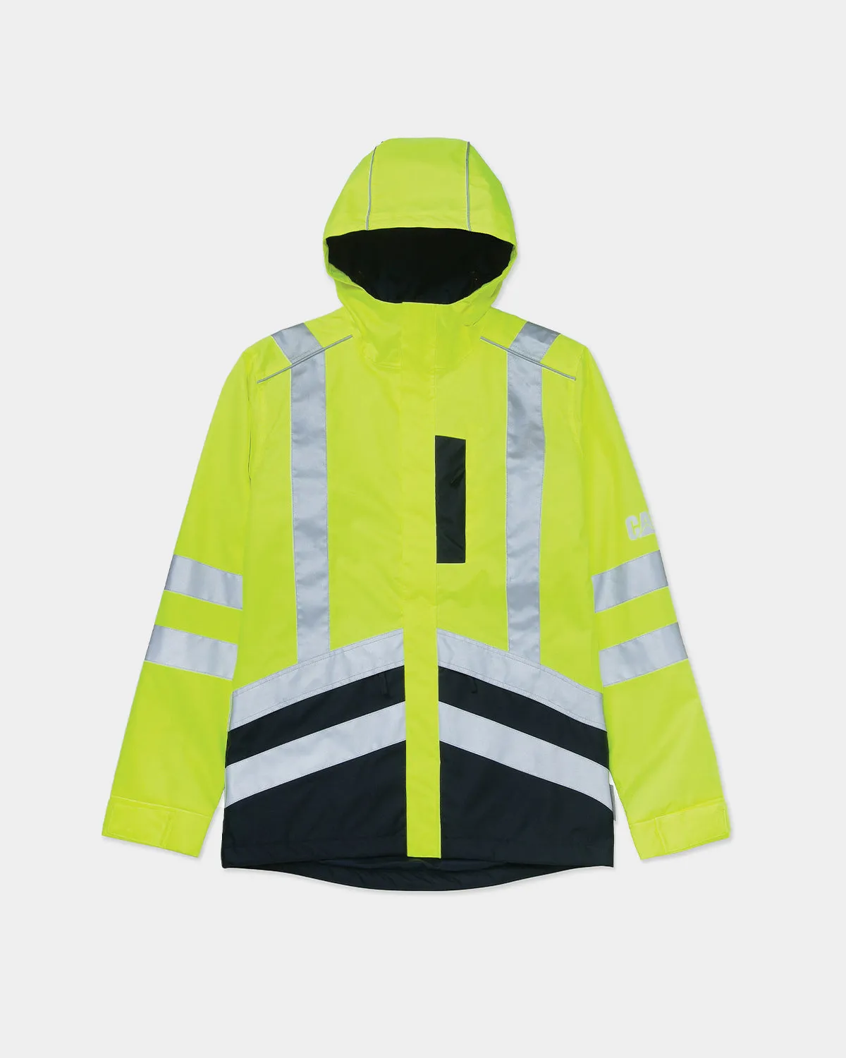 MEN'S HI-VIS WATERPROOF RAIN JACKET sold by CAT Workwear