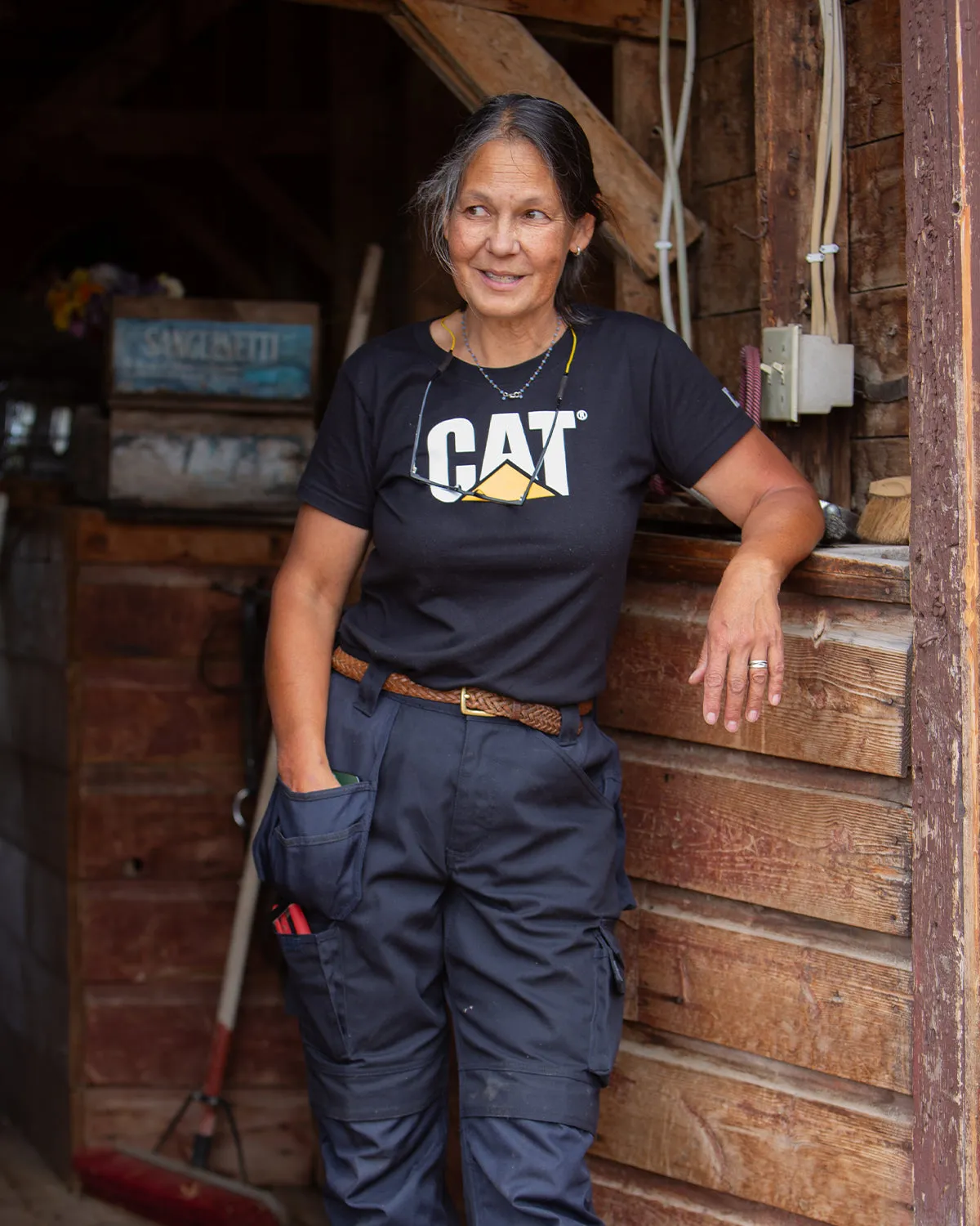 WOMEN'S TM LOGO T-SHIRT sold by CAT Workwear product image thumbnail 2