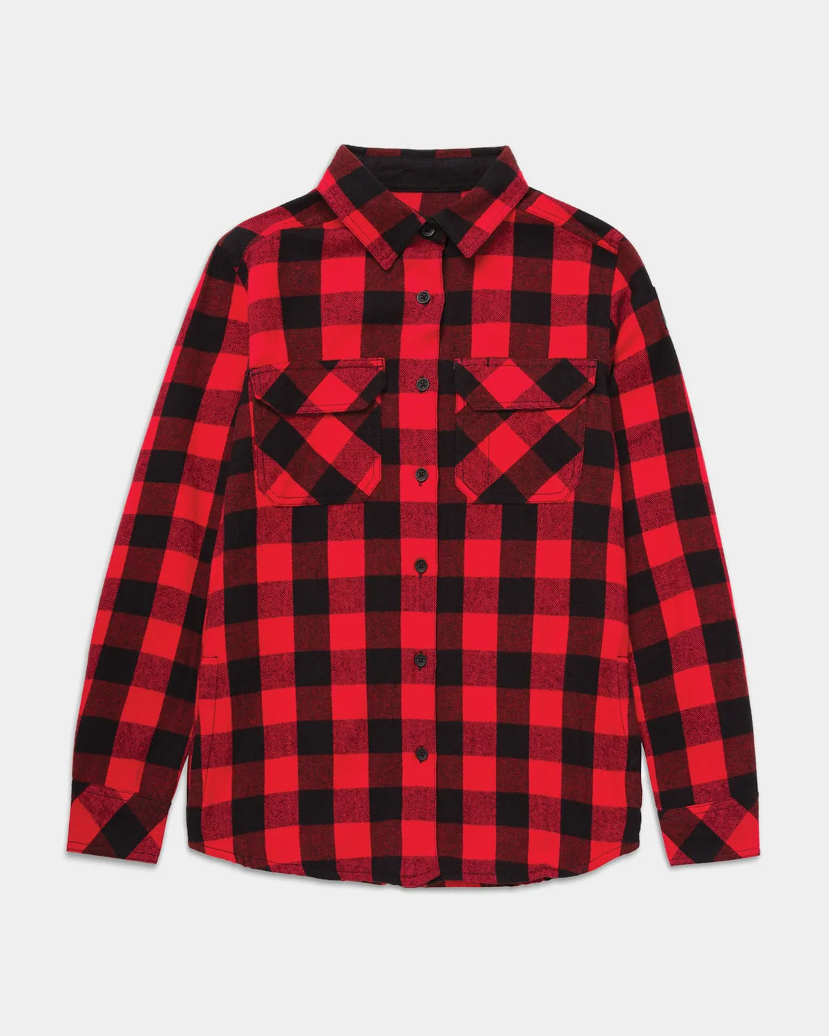 WOMEN'S BUFFALO CHECK FLANNEL OVERSHIRT sold by CAT Workwear product image thumbnail 4