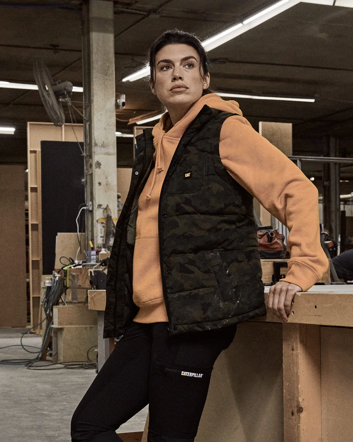 WOMEN'S ARCTIC ZONE INSULATED VEST sold by CAT Workwear product image thumbnail 2